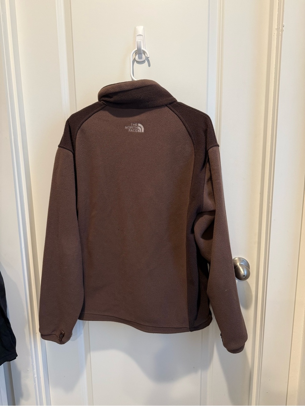 The North Face Men’s Medium Brown Full Zip Fleece Jacket Colorblock - Picture 3 of 3